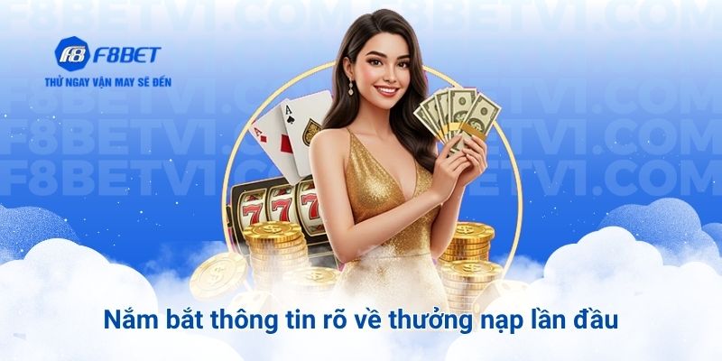Nắm bắt thông tin rõ về thưởng nạp lần đầu